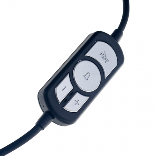 Гарнитура Perfeo U-Talk полноразмерная USB черная, 2.4м