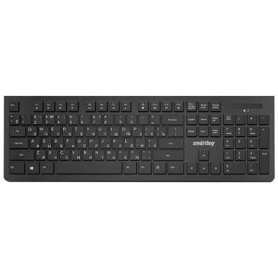 Клавиатура SmartBuy 206 беспроводная мультимедийная Black slim (SBK-206AG-K)
