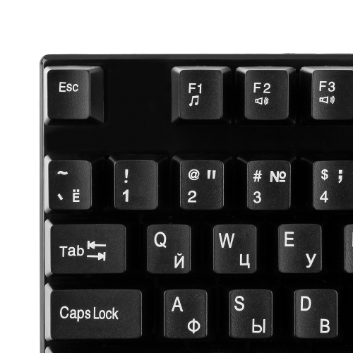 Клавиатура Гарнизон GK-200G, USB, черный, антифантомные и механизированные клавиши, 12 дополнительны