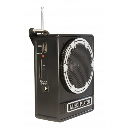 Радиоприемник NS-017U (USB, SD ,FM, встр.АКБ, мет.корпус)