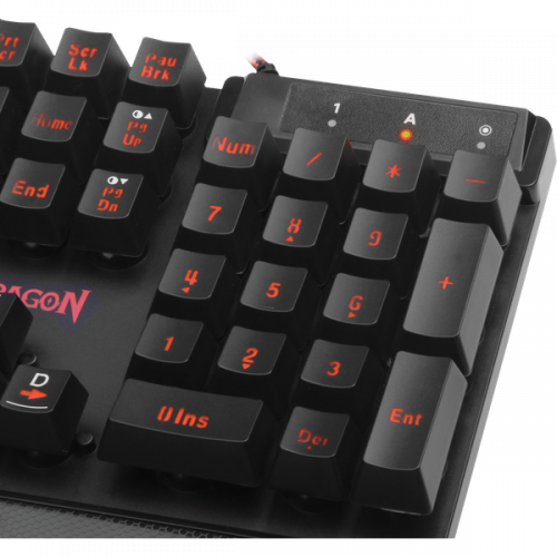 Клавиатура Redragon Yaksa игровая, проводная, семицветная подсветка