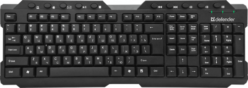 Клавиатура Defender Element HB-195 RU (Черная) беспроводная