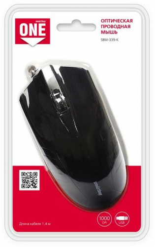 Мышь Smartbuy 339 USB Black (SBM-339K)