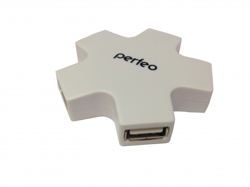 Разветвитель Perfeo (PF-HYD-6098H) White 4 порта USB