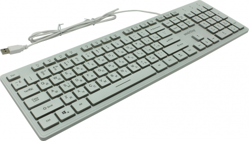 Клавиатура SmartBuy 305 USB мультимедийная с подсветкой White (SBK-305U-W)