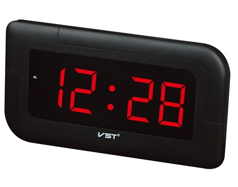 Часы электронные настенные/настольные VST-739/1 (красные символы),будильник, блок питания