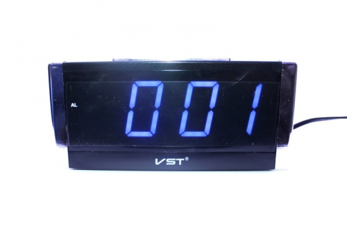 Часы электронные настольные VST-731/5 (ярко-синие символы)