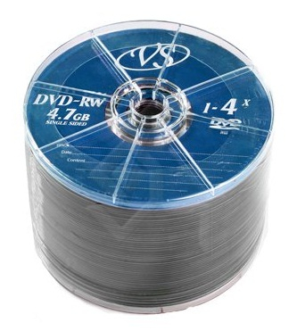 Диск VS DVD-RW 4.7GB 4X (50), балка