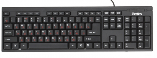Клавиатура Perfeo PF-3093 Classic стандартная,USB, чёрная (PF-6106)