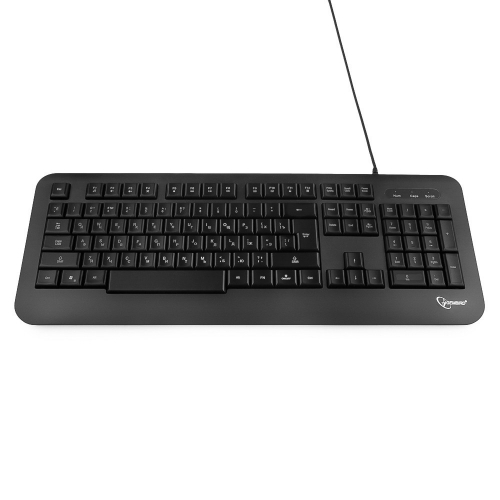 Клавиатура Gembird KB-230L, USB, черный, 104 клавиши, подсветка 3 цвета, кабель 1.45м