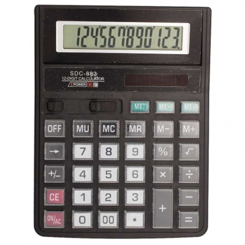 Калькулятор SDC-883, 12-разр., бухгалтерский