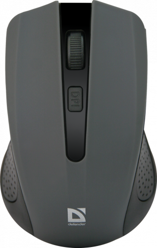 Мышь Defender Accura MM-935 серая, беспроводная, 3 кнопки+колесо,800/1200/1600dp