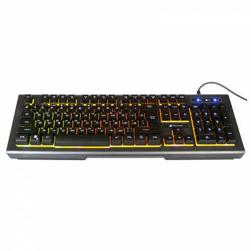 Клавиатура Dialog KGK-21U Gan-Kata игровая, чёрная, с многоцветной подсветкой, USB.
