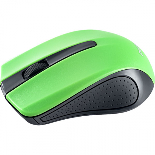Мышь Perfeo Rainbow беспроводная, 3 кнопки 1000dpi USB, черно-зеленая (PF_A3437)