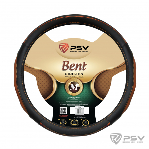 Оплётка на руль  PSV BENT Fiber (Черно-Коричневый) М