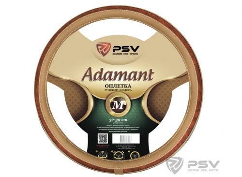 Оплётка на руль  PSV ADAMANT (PRESTIGE) Fiber (Бежевый) М