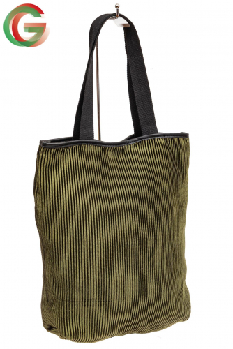 Сумка-мешок женская из текстиля, цвет зеленый