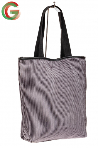 Сумка-мешок женская из текстиля, цвет серый