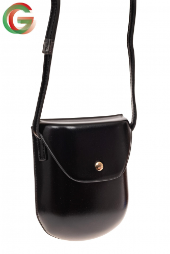 Женская сумка-кобура из искусственной кожи, цвет черный