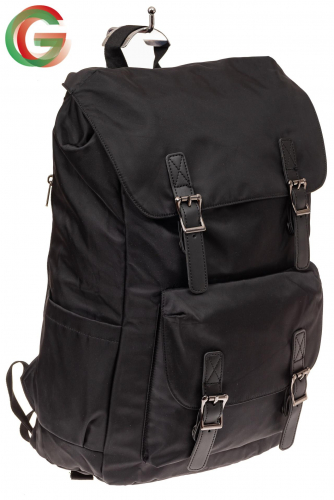 Мужской городской рюкзак-торба, цвет черный