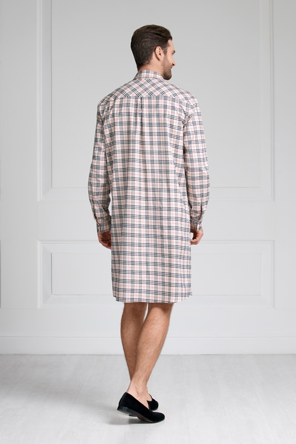 Ст.цена 2680 руб. 61341 Рубашка мужская - WINTER 2017-2018 2XL (52) бежево-чёрный клетка (61341)