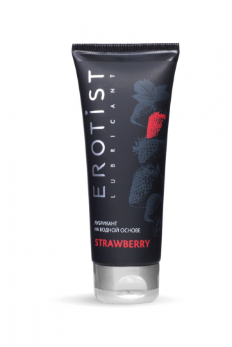 Лубрикант ароматизированный Erotist Strawberry на водной основе (100 мл)