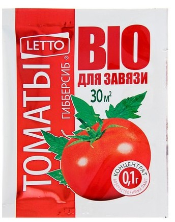 Завязь БИО д/томатов (пак.0,1г) ГИББЕРСИБ 400шт/м ЛЕТТО РОСТИ