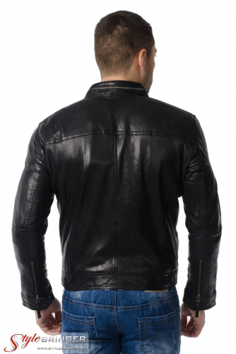 Куртка кожаная ARBEX M122 black