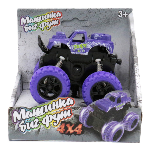 Машина пластиковая FUNKY TOYS инерционная фиолетовая 4*4 [артикул: 60002]