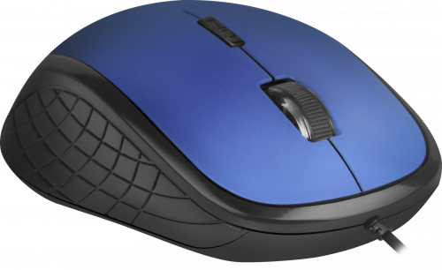 Мышь Defender Accura MM-520 синяя, 6 кнопок,бесшумная, 800/1200/1600 dpi
