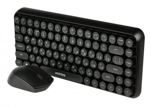 Беспроводной комплект клавиатура+мышь SmartBuy 626376AG чёрный