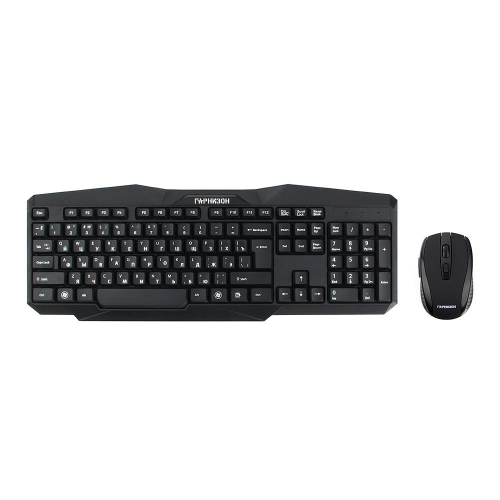 Беспроводной комплект клавиатура+мышь Гарнизон GKS-120, черный, 2.4 ГГц, 1000 DPI