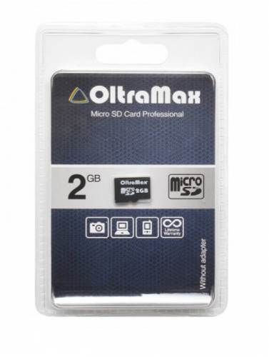 Карта памяти OltraMax 2 GB (micro Secure Digital) без адаптера