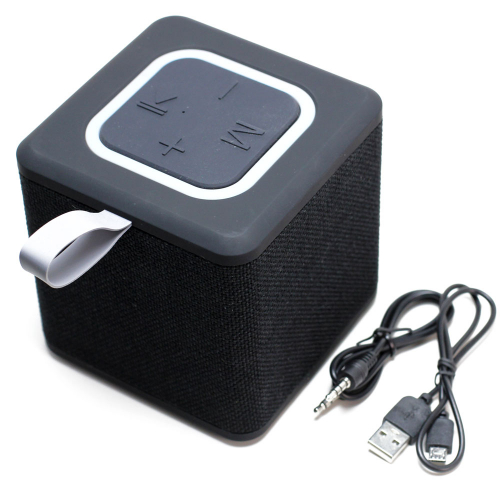 Колонка S1016 (Bluetooth/USB/Micro SD/aux/FM) черная