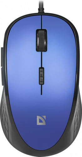 Мышь Defender Accura MM-520 синяя, 6 кнопок,бесшумная, 800/1200/1600 dpi