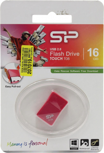 Флэш-диск USB Silicon Power 16 GB Touch T-08 Peach