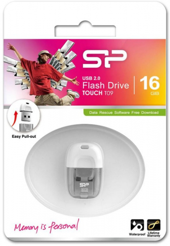 Флэш-диск USB Silicon Power 16 GB Touch T-09 White