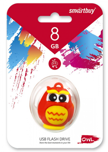 Флэш-диск USB SmartBuy 8 GB Wild series Owl (Сова)