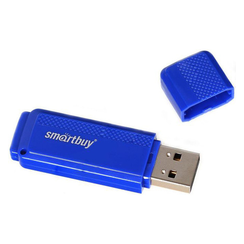 Флэш-диск USB Smartbuy 8 GB Dock Blue