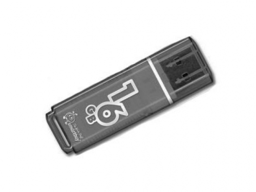 Флэш-диск USB SmartBuy 16 GB Glossy series Black