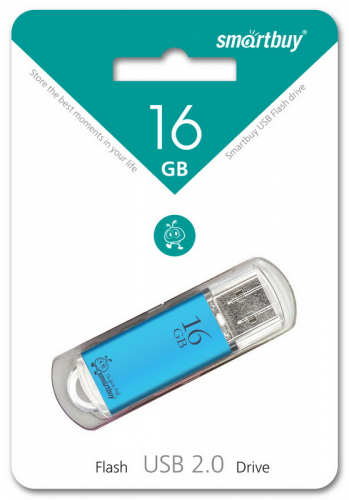 Флэш-диск USB SmartBuy 16 GB V-Cut Blue