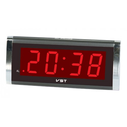 Часы электронные настольные VST-730/1 (красные символы)