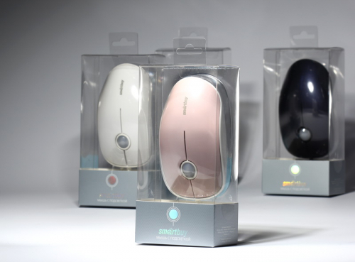 Мышь Smartbuy 349 USB оптическая с подсветкой и сферическим кольцом прокрутки Pink (SBM-349-I)