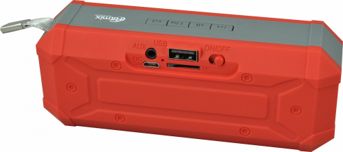 Колонка Ritmix SP-260B красная (Bluetooth + MicroSD + AUX + USB+ FM)