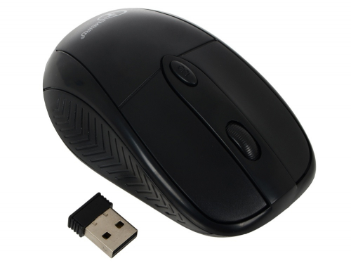 Мышь Gembird MUSW-219, черн, 3кн.+колесо-кнопка, 1600DPI, 2.4ГГц