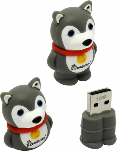 Флэш-диск USB SmartBuy 32 GB Wild series Dog (Собачка)