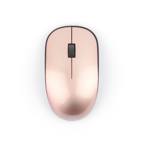 Мышь Gembird MUSW-111-RG, розовое золото, 2кн.+колесо-кнопка, 1200DPI, 2.4ГГц