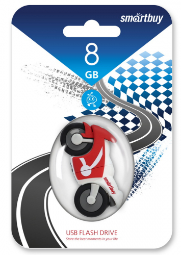 Флэш-диск USB SmartBuy 8 GB Wild series Motobike (Мотобайк)