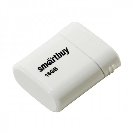 Флэш-диск USB SmartBuy 16 GB Lara White (Nano)