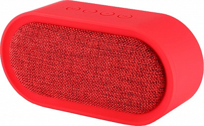 Колонка Remax RB-M11, Fabric (Bluetooth,AUX, TF, 2 динамика x3,5W, Handsfree), красный